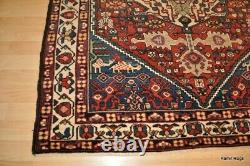 5' x 7' One of a Kind KURDISH Bakhtyar Collectible tribal rug with Natural color