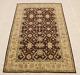 6'0 X 9'3 Ft. Afghan Oushak Vegetable Dye Wool Hand Knotted Traditional Rug