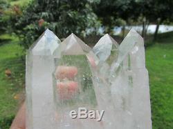 6 1/2 Astonishing Natural One Of A Kind Tantric Twin Crystal Quartz 3.46 Lbs