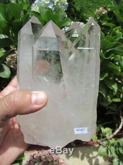 6 1/2 Astonishing Natural One Of A Kind Tantric Twin Crystal Quartz 3.46 Lbs