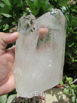 6 1/2 Astonishing Natural One Of A Kind Tantric Twin Crystal Quartz 3.46 Lbs