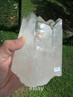 6 1/2 Astonishing Natural One Of A Kind Tantric Twin Crystal Quartz 3.46 Lbs