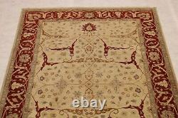 6'3 x 9'1 ft. Afghan Oushak Natural Dye Hand Knotted Traditional Wool Rug