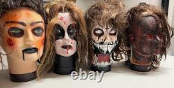 9 manniquin Custom Creepy heads hand made / Painted VTG, Custom One Of A Kind