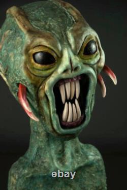 ALIEN BUST Huge One Of A Kind Prop RINA LINDEMUTH Makeup Artist LATEX FOAM