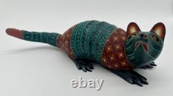 ARMADILLO- One of a kind wood hand-carved ALEBRIJE from Oaxaca, México