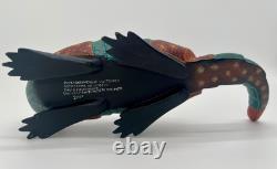 ARMADILLO- One of a kind wood hand-carved ALEBRIJE from Oaxaca, México