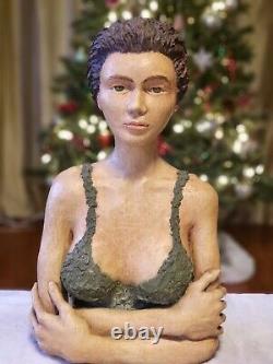 AUNT MAY-WAITING FOR UNCLE BEN Large Sculpture Ceramic Unique One of a Kind