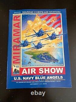 A One-of-a-kind Airshow Original Signed 2010 Blue Angels Framed Photo Six Jets