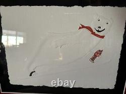 A Rare Coke-cola Picture One Of A Kind Done For 15 Years Of Service Different To