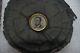 Abrham Lincoln 1864 Campaign Ferrotype On Mourning Rosette One Of A Kind