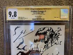 Absolute Carnage 1 CGC 9.8 SS NYCC TCM Secret Virgin cover One of a kind Sketch