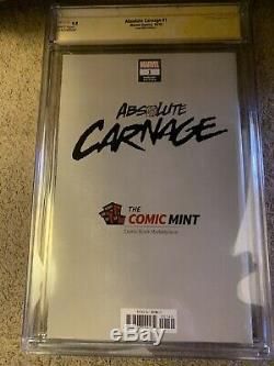 Absolute Carnage 1 CGC 9.8 SS NYCC TCM Secret Virgin cover One of a kind Sketch