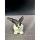 Abstract Modernist Sitting Bunny Pottery Figure Artist Signed 1993 One Of Kind