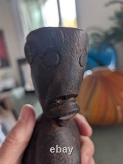 African Sculptor Patrick Manyike Hand Carved Wood Sculpture-Rare! One Of A Kind