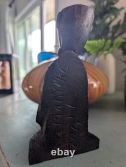 African Sculptor Patrick Manyike Hand Carved Wood Sculpture-Rare! One Of A Kind