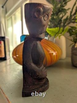 African Sculptor Patrick Manyike Hand Carved Wood Sculpture-Rare! One Of A Kind