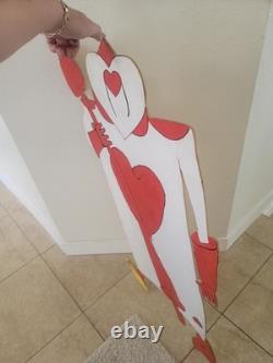 Alice In Wonderland Halloween One Of A Kind Hand Made Card Soldiers 3'6 Decor