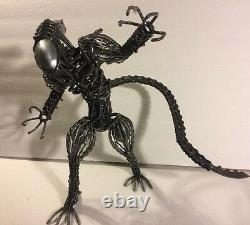 Alien vs Predator Collectible Metal Art Sculptures Unique One of a Kind