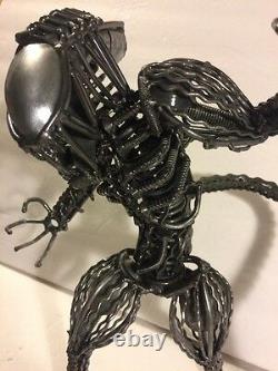 Alien vs Predator Collectible Metal Art Sculptures Unique One of a Kind