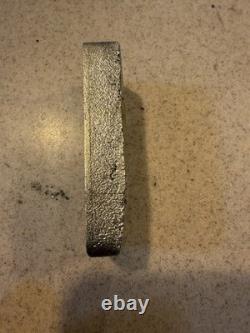 Aluminum Bullion With Embedded Copper Cross, Awesome One Of A Kind Piece