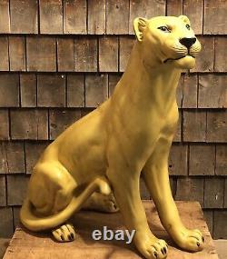 Amazing Vintage One Of A Kind Carnival Circus Fair Large PANTHER Figure Disney