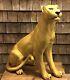 Amazing Vintage One Of A Kind Carnival Circus Fair Large Panther Figure Disney