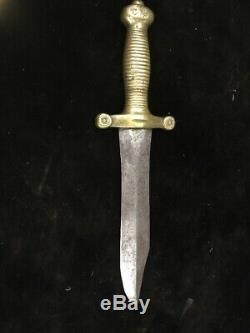 American Civil War Period Confederate South Carolina Bowie Knife One Of A Kind