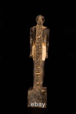 Ancient Egyptian Antiquities ONE OF KIND Antiquity Statue Of Egyptian Priest Bc
