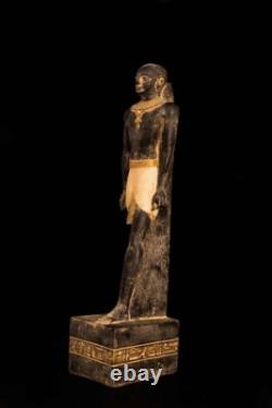 Ancient Egyptian Antiquities ONE OF KIND Antiquity Statue Of Egyptian Priest Bc