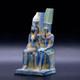 Ancient Egyptian Antiquities One Of Rare Kind Antiquity Statue Amun With Wife Bc