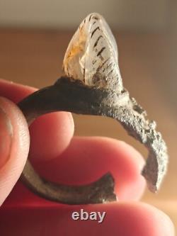 Ancient Egyptian amethyst ring, old collection, one of a kind, rare, authentic