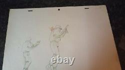 Anime original AKIRA CELL from the movie and rare one of a kind artist drawing