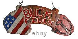 Anti Biden Custom Hand-made Wood Art Novelty. ONE OF A KIND