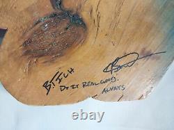 Anti Biden Custom Hand-made Wood Art Novelty. ONE OF A KIND