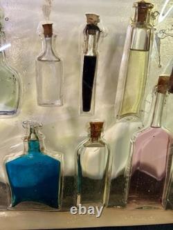 Antique Bottles With Liquid Encased In Resin One Of A Kind Masterpiece