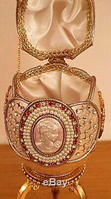 Antique Faberge Russian g 24k Gold ONE of Kind Unique Collector item 1989 HMD