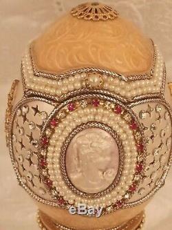 Antique Faberge Russian g 24k Gold ONE of Kind Unique Collector item 1989 HMD