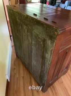 Antique Ice Box Very Ornate & one of a kind