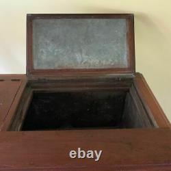 Antique Ice Box Very Ornate & one of a kind