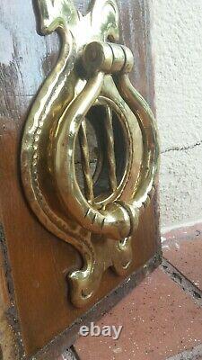 Antique One of a Kind Vintage Brass Speakeasy Door Knocker Peephole