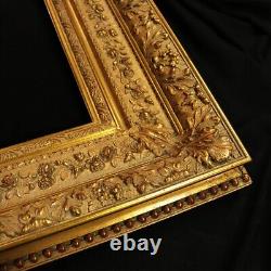 Antique Picture Frame ONE OF A KIND Hand Laid Composition 22x 27