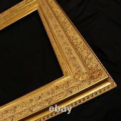 Antique Picture Frame ONE OF A KIND Hand Laid Composition 22x 27