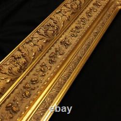 Antique Picture Frame ONE OF A KIND Hand Laid Composition 22x 27