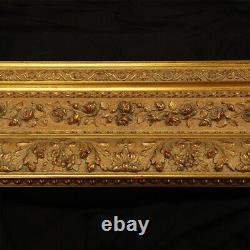 Antique Picture Frame ONE OF A KIND Hand Laid Composition 22x 27