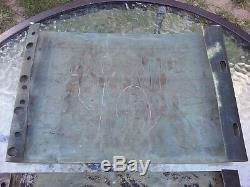 Antique Prohibition Budweiser Diastatic Malt Syrup Printing Plate One Of A Kind
