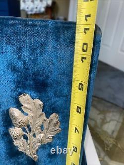 Antique Rare One Of A Kind victorian Blue velvet photo album