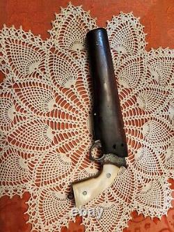 Antique Ring of Solomon Trench Knife Talisman Handmade One of a Kind Pearl