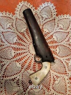 Antique Ring of Solomon Trench Knife Talisman Handmade One of a Kind Pearl