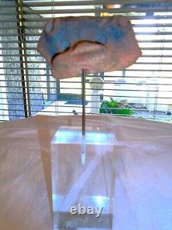 Antique Sandstone Relic mounted on Acrylic, RARE One of a Kind, Art Estate Sale